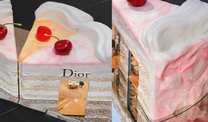 Come il pop-up di Dior a forma di torta cambia le regole del gioco