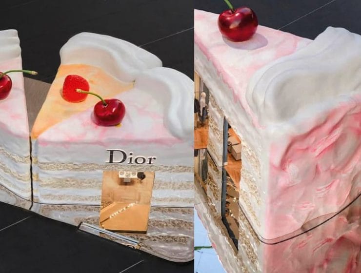 Come il pop-up di Dior a forma di torta cambia le regole del gioco