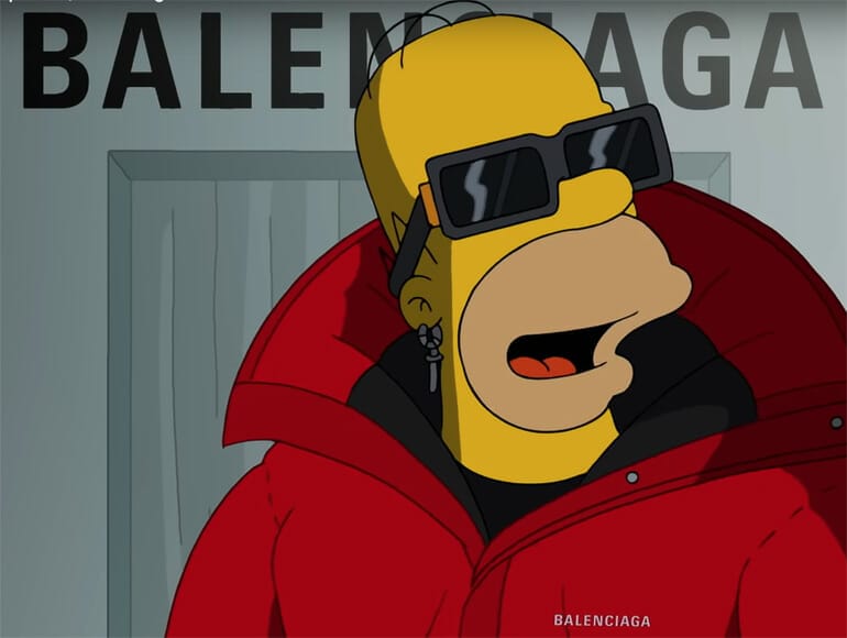 Homer's revolution and Balenciaga's disruption